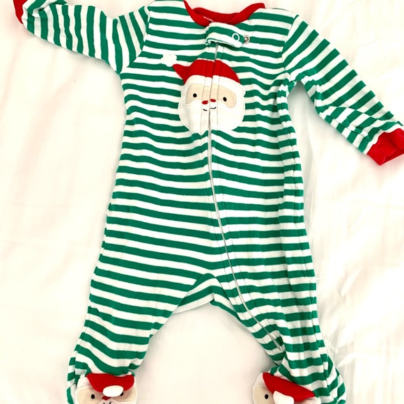 Gender Neutral Christmas PJ Bundle 0-3 mo - Picture 4 of 4